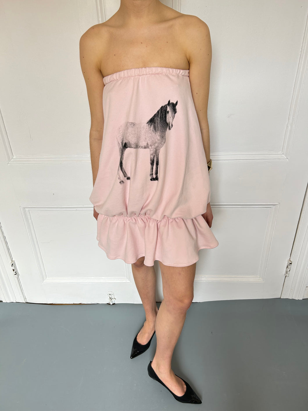 Pony bandeau dress